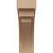 Ekena Millwork 4"W x 8"D x 12"H Classic Rockford Rough Cedar Woodgrain TimberThane Corbel, Primed Tan CORUR04X08X12ROCRCPR - alternate 3